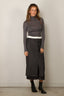RÓHE - Rok - Boxer Detailed Skirt - Dark Grey Melange