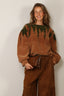 SAGE AND IVY - Sweater - Sigrid - Green / Camel