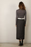 RÓHE - Rok - Boxer Detailed Skirt - Dark Grey Melange