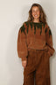 SAGE AND IVY - Sweater - Sigrid - Green / Camel