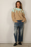 SAGE AND IVY - Sweater - Sigrid - Mint / Camel Light