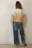 SAGE AND IVY - Sweater - Sigrid - Mint / Camel Light