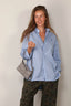 Ralph Lauren - Blouse - Ls Rmsy St-Long Sleeve-Blouse - Blue White Multi