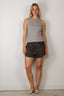 R13 - Short - X-BF Short - Charcoal Grey Linen
