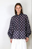 SoSue - Blouse - Antonia Dots - Navy Ecru
