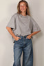 BYLOTTE Studios - T-shirt - Hailey Tee - Grey Melange