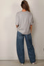 BYLOTTE Studios - T-shirt - Hailey Tee - Grey Melange