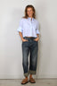 R13 - Jeans - Cuffed X-BF Jean - Renegade Blue