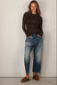 BYLOTTE Studios - Top - Rosie - Dark Brown