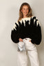 SAGE AND IVY - Sweater - Sigrid - Cream / Black