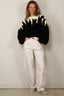 SAGE AND IVY - Sweater - Sigrid - Cream / Black