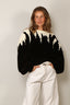 SAGE AND IVY - Sweater - Sigrid - Cream / Black