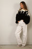 SAGE AND IVY - Sweater - Sigrid - Cream / Black