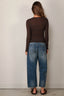 BYLOTTE Studios - Top - Rosie - Dark Brown