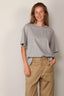 BYLOTTE Studios - T-shirt - Hailey Tee - Grey Melange