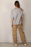BYLOTTE Studios - T-shirt - Hailey Tee - Grey Melange