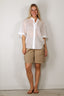 RÓHE - Blouse - Embroidered Muslin Shirt - Optic White