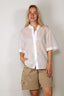 RÓHE - Blouse - Embroidered Muslin Shirt - Optic White