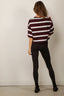 BYLOTTE Studios - T-Shirt - Olsen Tee - Bordeaux / White / Navy