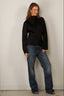 RÓHE - Top - Satin Waisted Top - Black