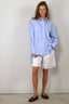 Joseph - Blouse - Ranya Blouse Cotton Stripe - Light Blue Stripes