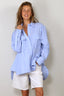 Joseph - Blouse - Ranya Blouse Cotton Stripe - Light Blue Stripes