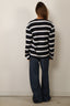 BYLOTTE Studios - Top - Ivy Longsleeve - Navy / White / Bordeaux