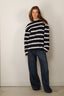 BYLOTTE Studios - Top - Ivy Longsleeve - Navy / White / Bordeaux