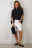 SoSue - Blouse - Cowboy Button Linen - Navy
