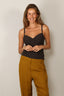 Hanro - Top - Padded Bra Camisole Allure - Mocha Brown