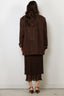 Rotate - Blazer - Oversize Suede - Chocolate Brown