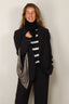 Forte_Forte - Blazer - Matt Envers Satin Jacket - Notte