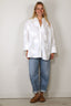 Rotate - Blouse - Flower Oversized Shirt - Bright White