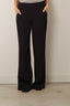 Forte_Forte - Broek - Matt Envers Satin High Waist Flat Front Pants - Notte