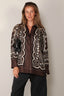 Nili Lotan - Blouse - Alfie - Brown / Ivory Bandana Print