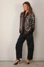 Nili Lotan - Blouse - Alfie - Brown / Ivory Bandana Print