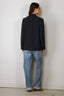 Vince - Blazer - Crepe Double Breasted Blazer - Navy