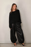 Suzie Kondi - Trui - Kismet Crewneck Sweater Slub Cashmere - Black