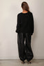 Suzie Kondi - Trui - Kismet Crewneck Sweater Slub Cashmere - Black