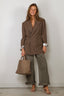Golden Goose - Blazer - Journey W's Double Breasted Blazer W Tunnel - Stone Gray