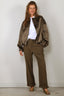 Aiayu - Broek - Milo Pant Cotton - Green Wood