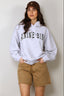 Anine Bing - Hoodie - Harvey Sweatshirt New Classic - Grey Melange