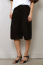 Tibi - Short - Bio Twill Triple Pleat Short - Black