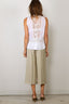 Forte_Forte - Broek - Viscose Hopsack Cropped Pants - Fieno