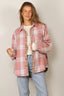 The Tales - Blouse - Reversible Flannel Shirt - Pink