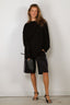 Tibi - Short - Active Knit Short - Black