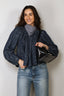 Forte_Forte - Blouse - Indigo Tweed Bohemian Shirt - Indaco