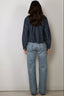 Forte_Forte - Blouse - Indigo Tweed Bohemian Shirt - Indaco