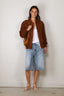 RÓHE - Short - Baggy Fit Denim Shorts - Classic Blue