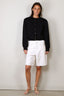 RÓHE - Vest - Statement Shoulder Cardigan - Navy